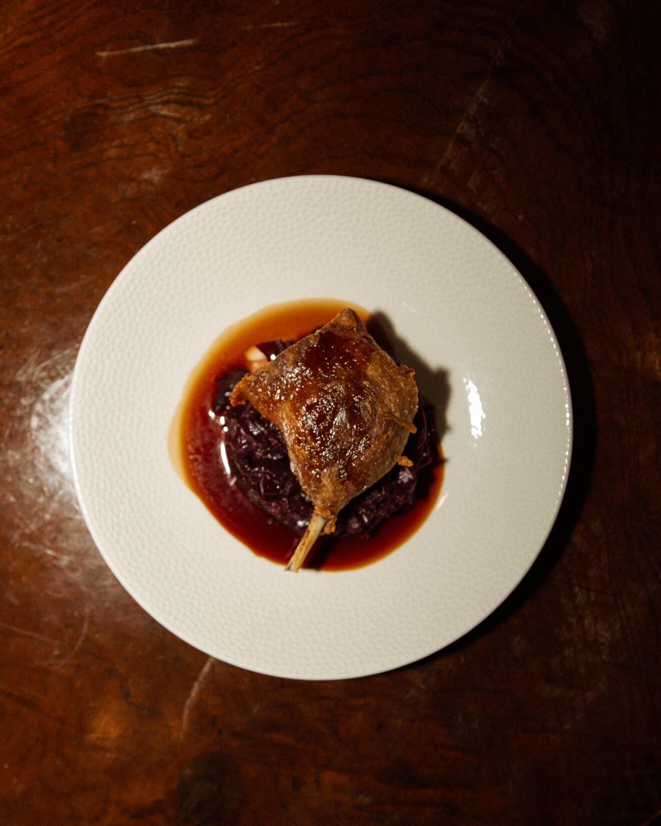 An image of one of the fine dining meals