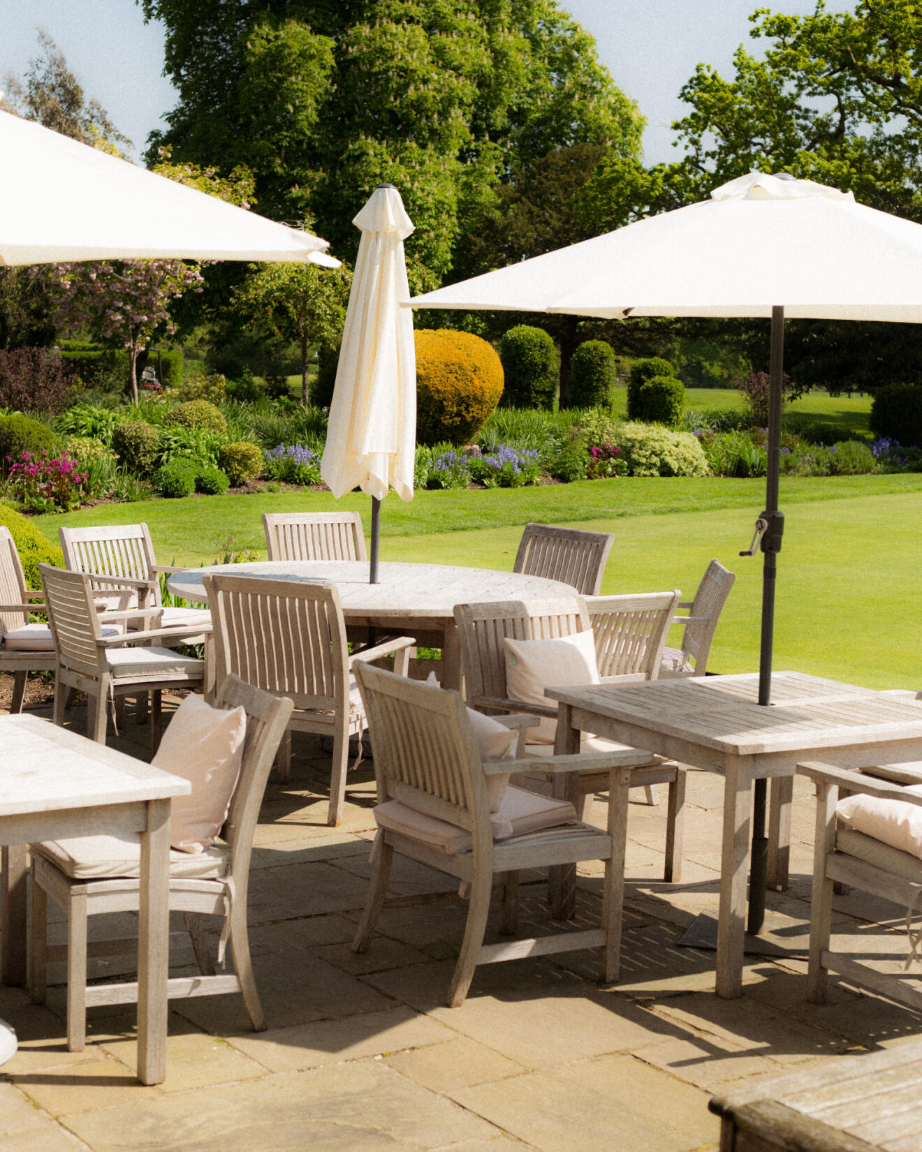 An image of the terrace seating