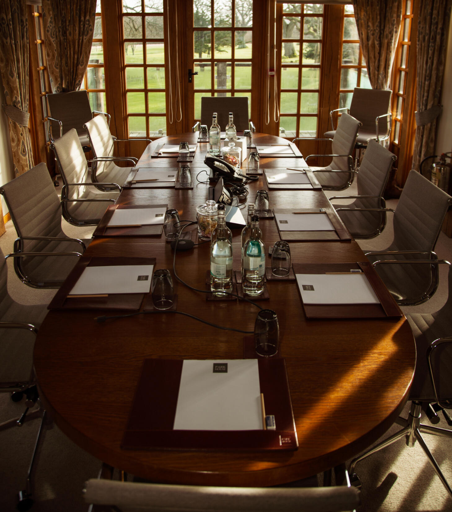An image of one of the meeting rooms