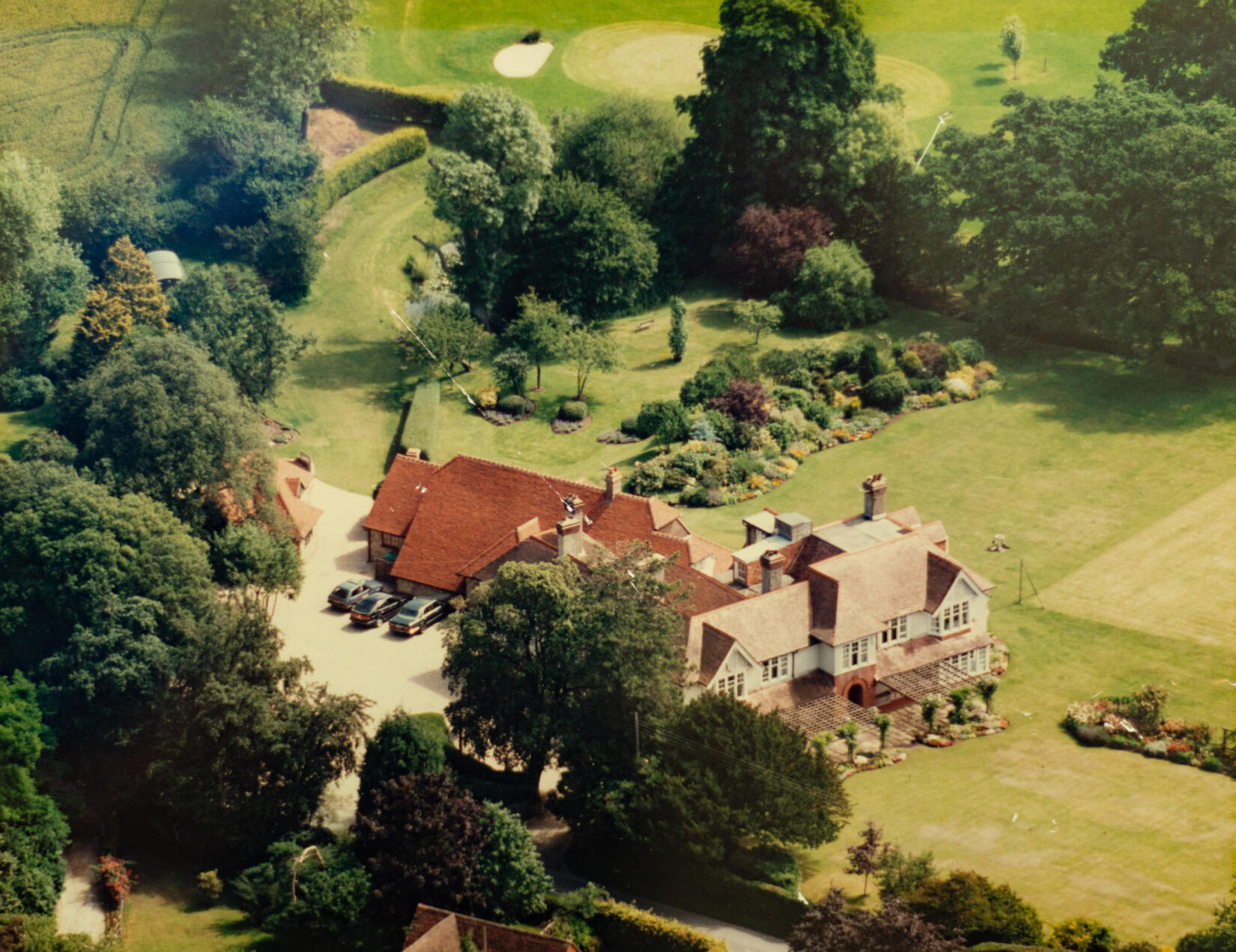 An image of the historical aerial view