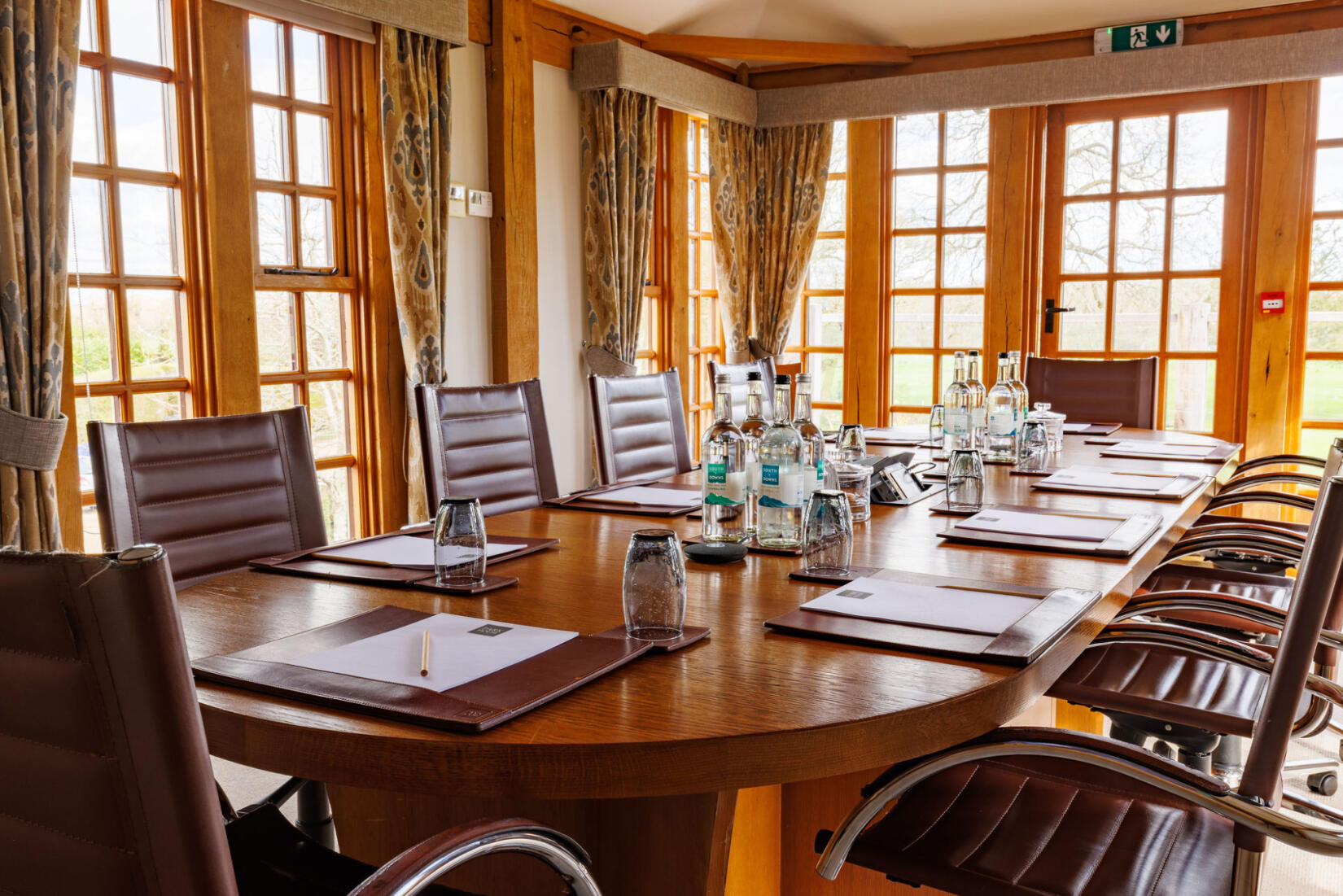 An image of one of the meeting rooms