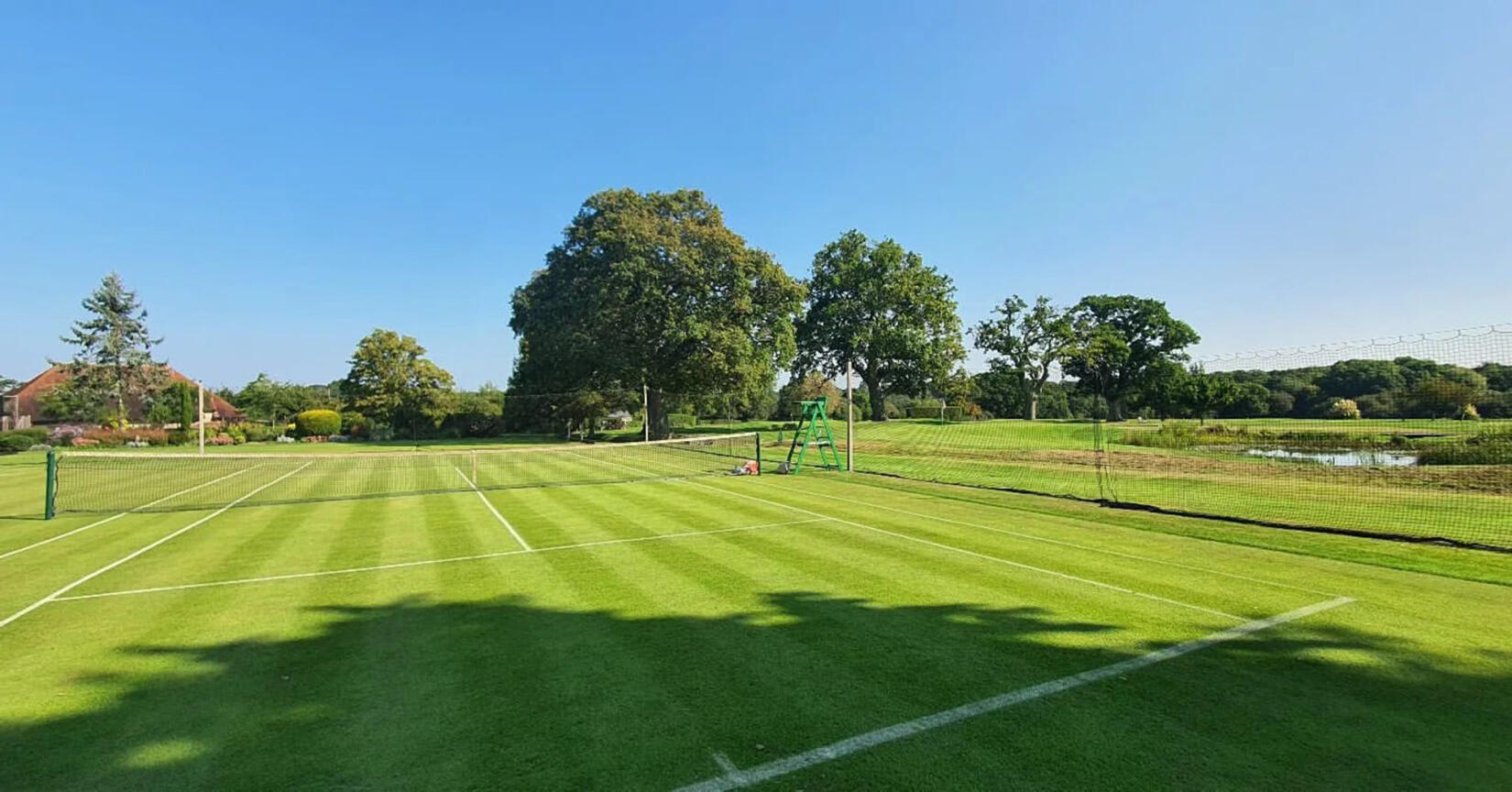 An image of the tents courts