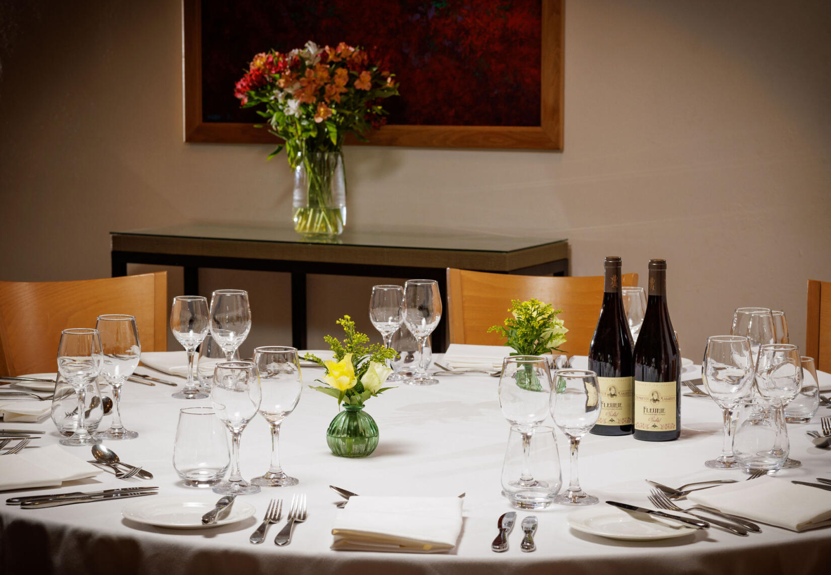An image of one of the restaurant tables