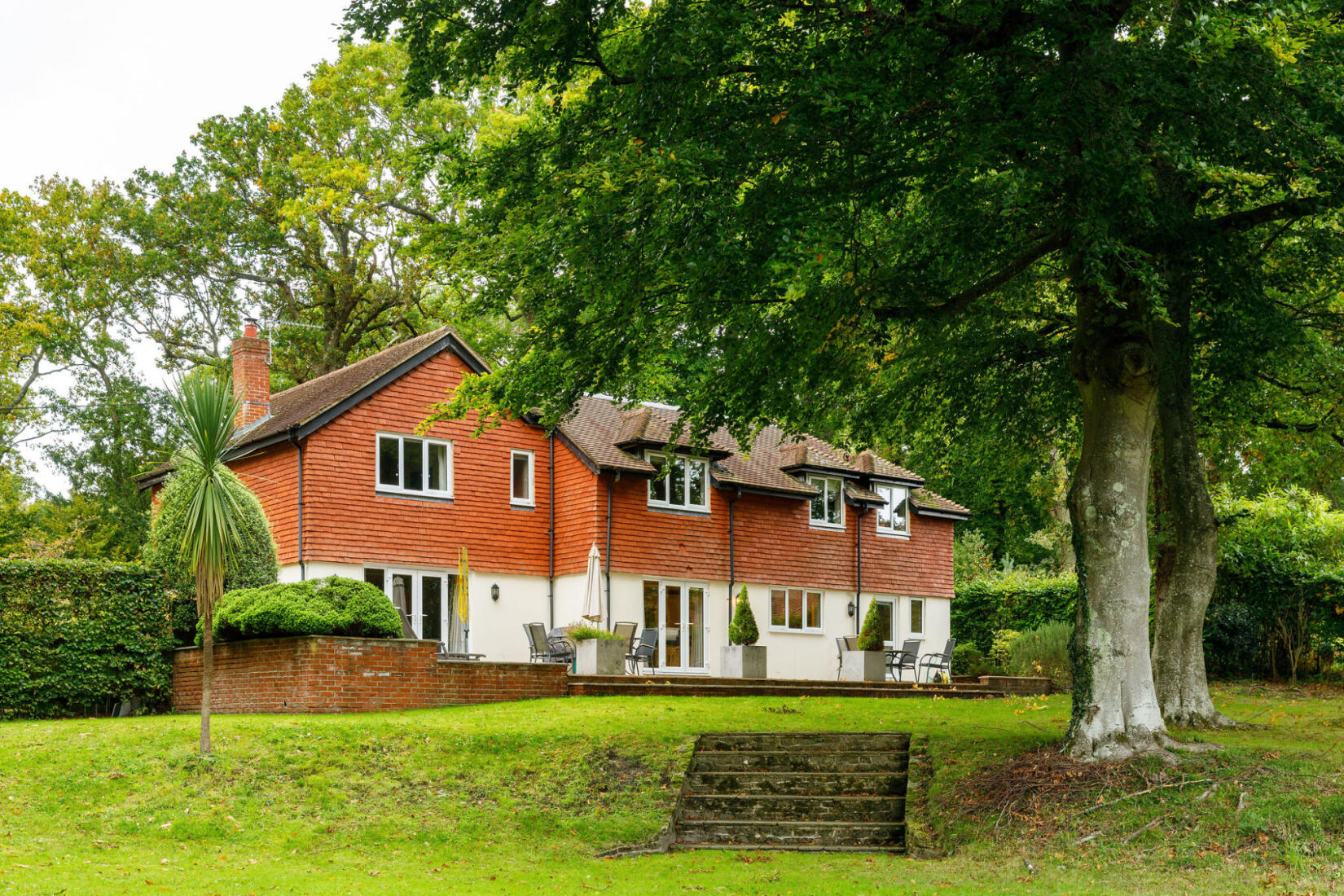 An image of the exterior view of the cottage