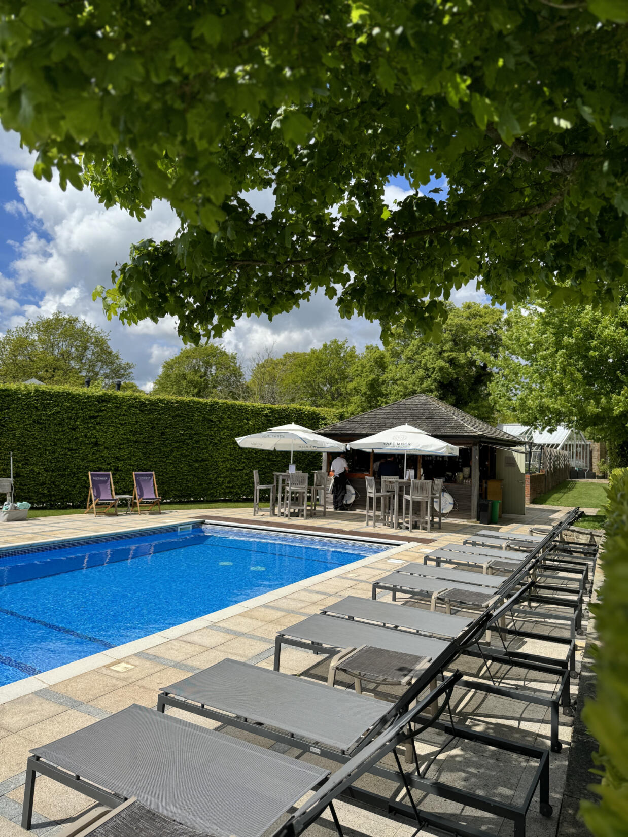 An image of the outdoor pool