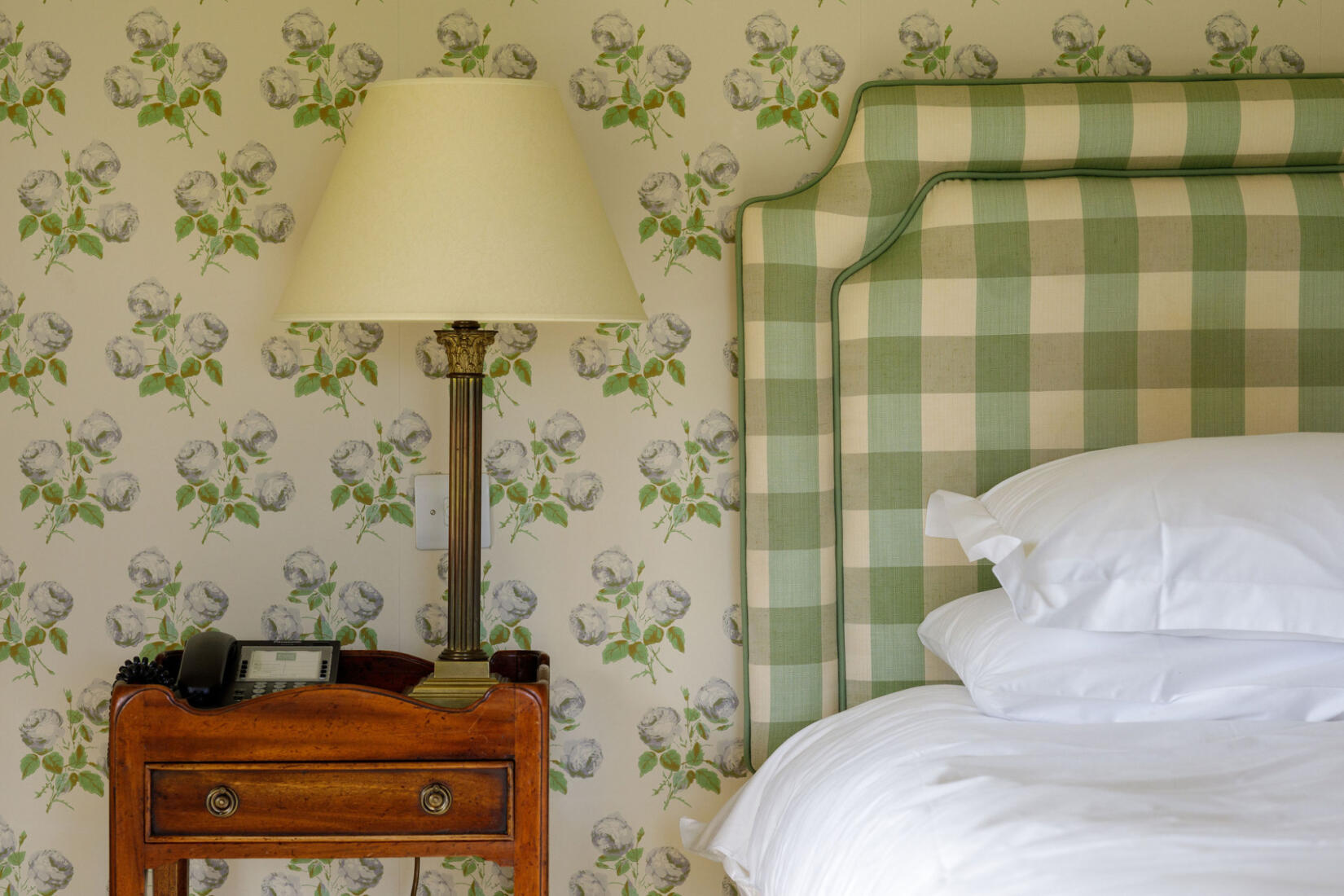 An image of the bedside table in the bedrooms