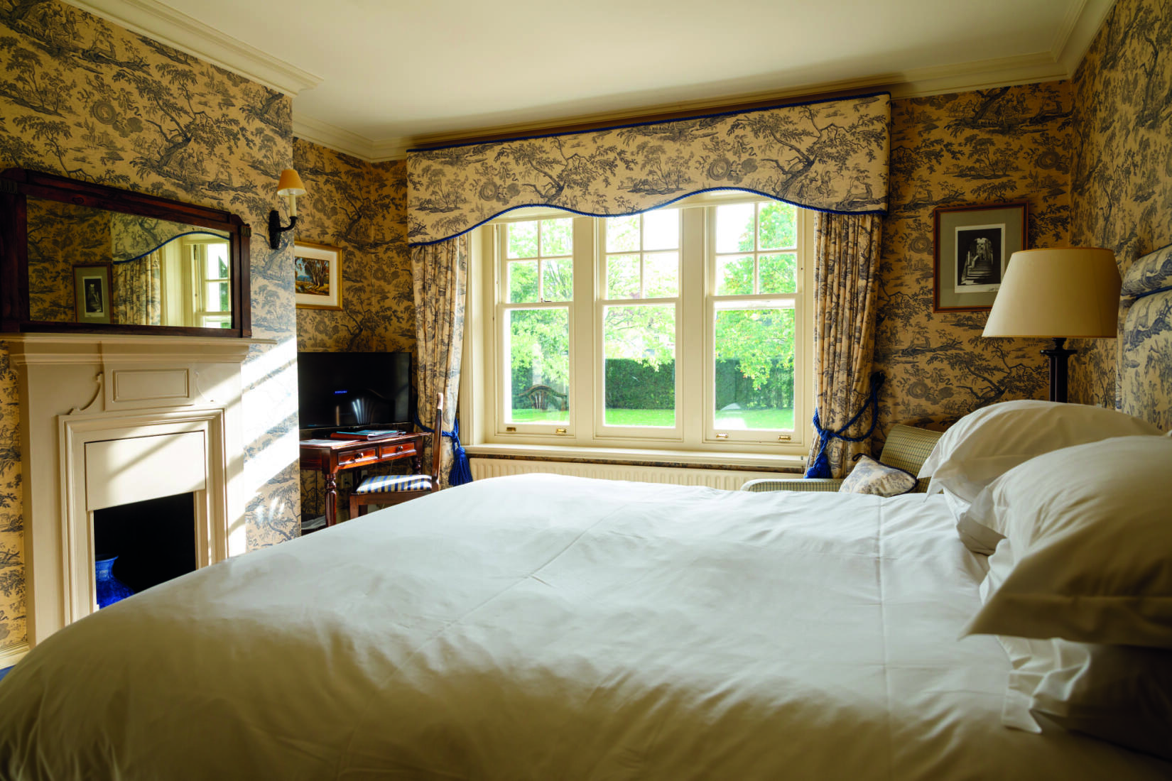 An image of one of the main house bedrooms
