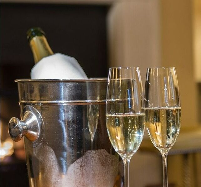 glass of prosecco