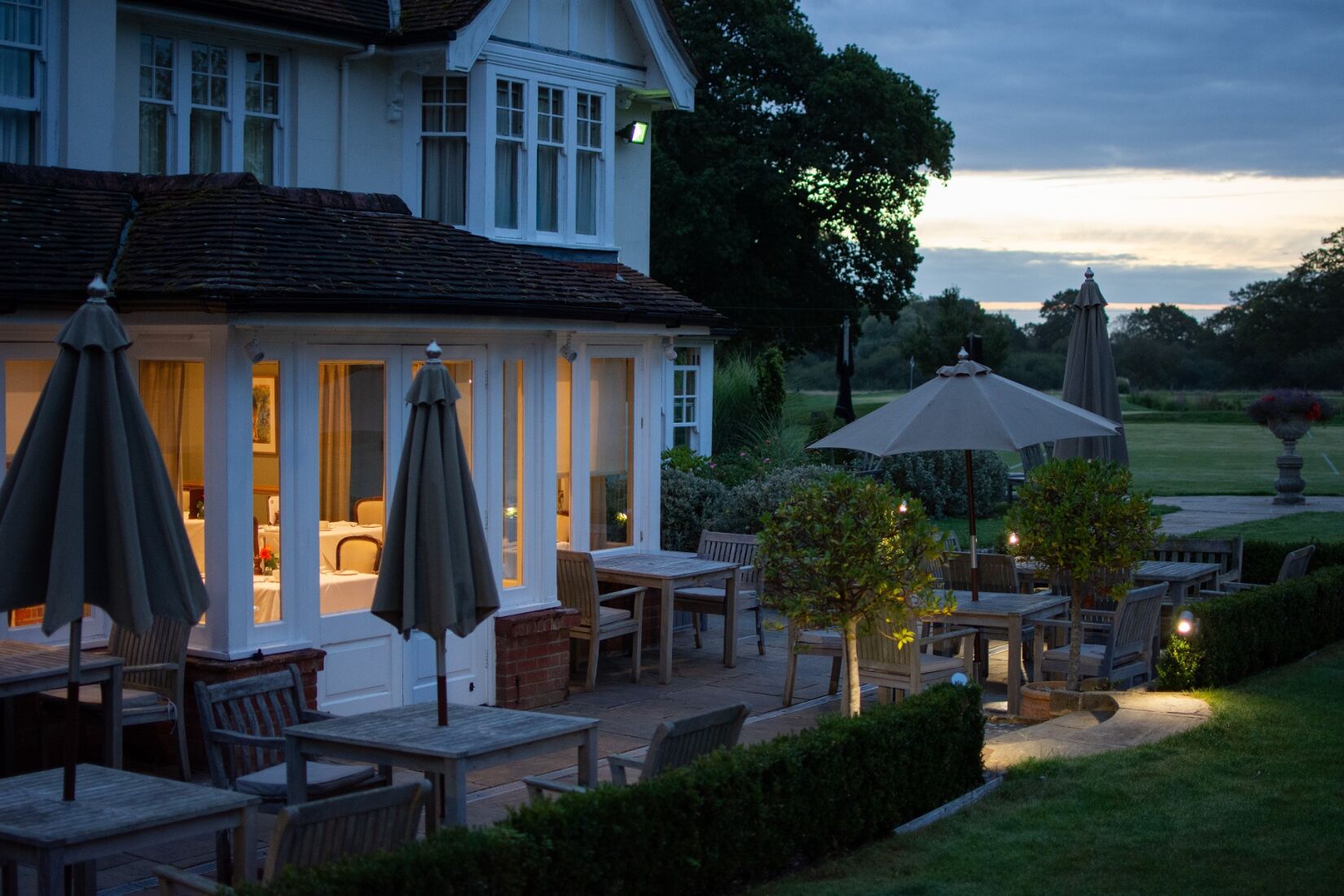 Ground & Gardens - Hotel night shot